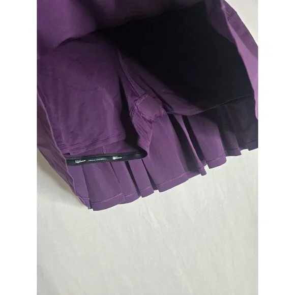 Lululemon 6 Tall Circuit Breaker Skirt Darkest Magenta Plum- Rare - Picture 3 of 11